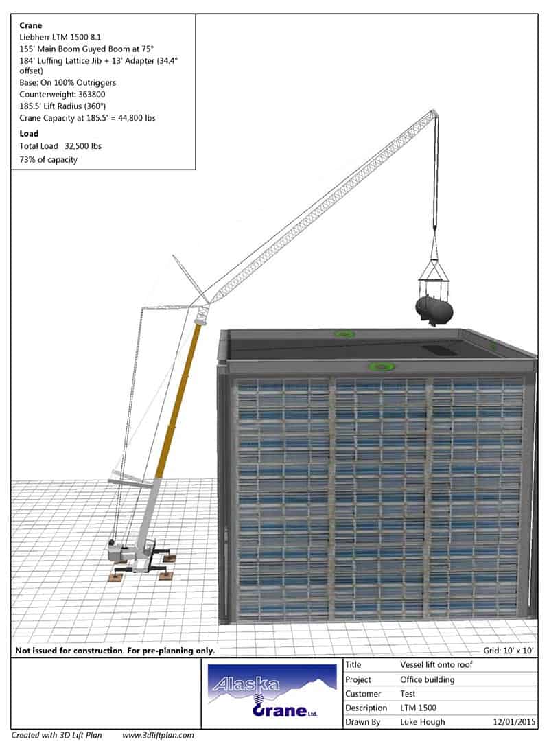 crane lift plans