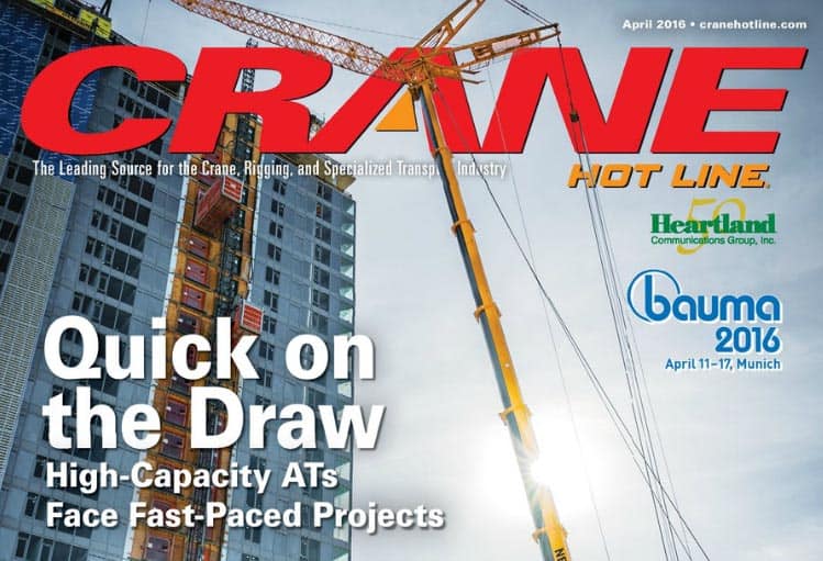 CRANE magazine interviews Alaska Crane for feature on High-Capacity ATs